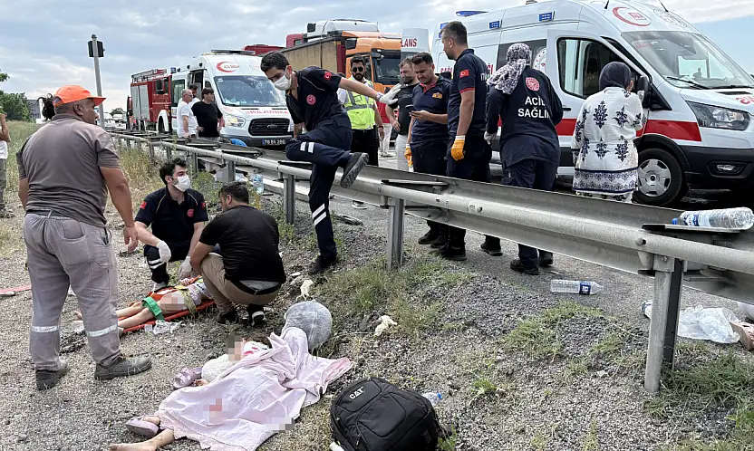 Karabük'te katliam gibi kaza! Ortalık savaş alanına döndü