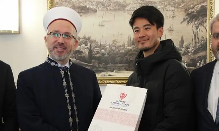 Misafirperverlikten etkilenen Japon turist Müslüman oldu