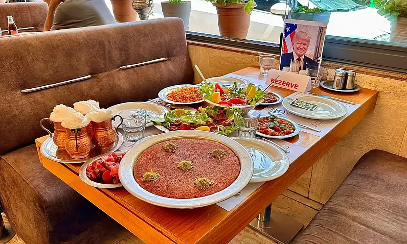 Restoranlarda Trump için hazırlık yapıldı