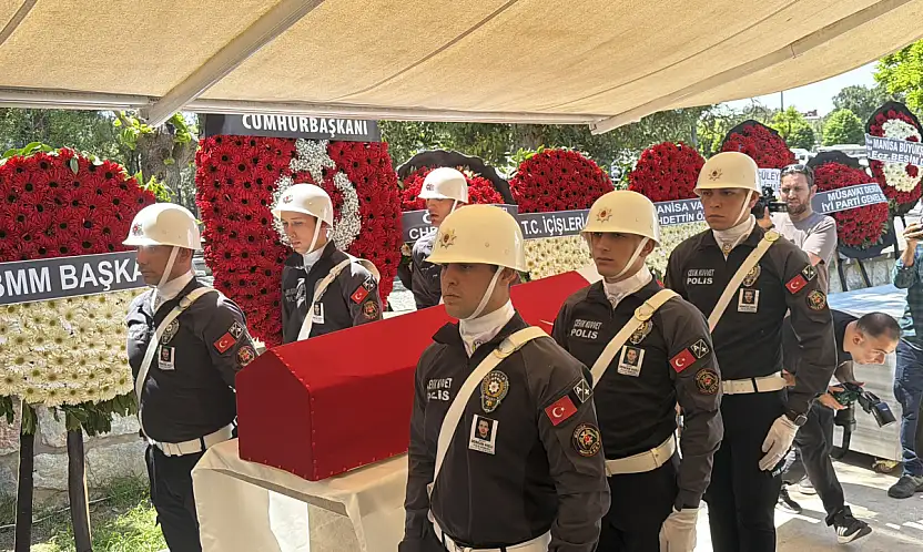 Şehit polis memuru Serkan Hızlı son yolculuğuna uğurlandı