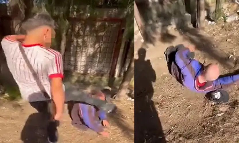 Yaşlı adamı darp edip paylaşmışlardı: Vicdansızlar yakalandı